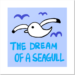 the dream of a seagull Posters and Art